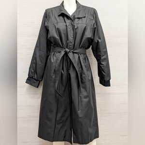 70s 80s On Oue Oversized Waterproof Trench Coat (9/10)
